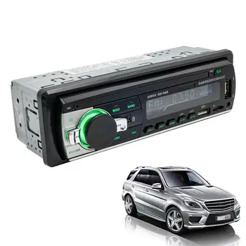1 DIN Automobilio Radiją FM Autoradio -in TF U Disko MP3 Grotuvas, Handfree Auto Multimedia Stereo Audio In, Galvos Vienetas