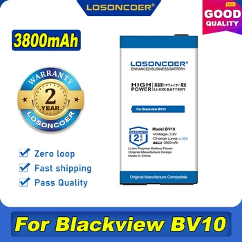 100% Originalus LOSONCOER Baterija 3800mAh Blackview BV10