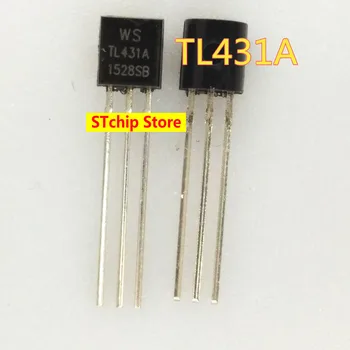 10VNT TO92 Straight plug tranzistorius TL431A TL431 įtampos reguliatoriaus tranzistorius-92 naujos originalios originali