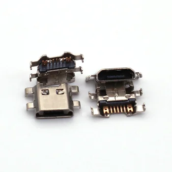 10vnt/Daug Micro USB DC Maitinimo Lizdas Įkroviklio Įkrovimo Jungtis Port lizdas Kištukas LG G3 Mini G3S D722 D722V D724 E980 P999 P990