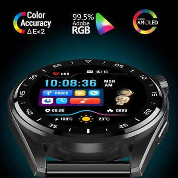 2023 AMOLED Smart Žiūrėti GT3 Pro NFC Belaidžio Kroviklio Smartwatch Už 