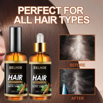 30ML Premium Plaukų Augimą Priežiūros Aliejus, Augalinių Komponentų Plaukų Augimą Kondicionierius Išvengti Porų Užsikimšimo Asmeniniam Naudojimui