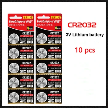 30pcs Originalus CR2032 Mygtuką 3V Ląstelių ličio Nuotolinio CR2032 Baterija Kontroliuoti Skaičiuoklė Counter CR 2032 Ličio Baterijos Skustuvas