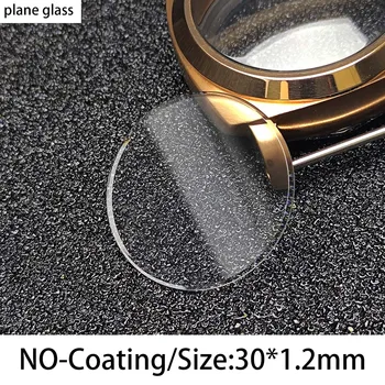 30x1.2mm Butas Didelis Latakų Žiūrėti Kristalų Mineralinio Stiklo Pakeitimas Watchmaker Priedai, Atsarginės Dalys Mod
