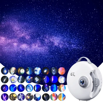 32 1 Galaxy Star Projektorius Žvaigždėtas Dangus Naktį Šviesos Įkrovimo Sukasi pagrindiniai kištukiniai naktinių lempų lizdai Dekoratyvinių Šviestuvų, Vaikų Dovanų