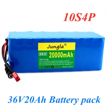 36V 10S4P18650 Ličio Batterij 20000Mah 500W Didelės Galios Capaciteit 42V Elektrische Fiets Fiets Motoroleris Bms