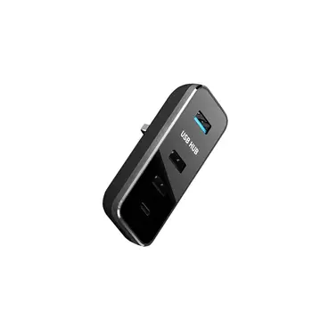 4 Uostų Glovebox USB Hub Interjero Aksesuarų Patvarus Nešiojamų Automobilių USB Docking Station Tesla Modelis 3 Modelis Y
