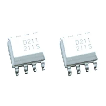 50PCS MOCD211 SMD8 QD211 Dual Channel Mažas Kontūro Optoisolator Tranzistorinis Išėjimas