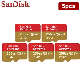 5vnt/daug 100% Originalios SanDisk Atminties Kortelė 32GB 64GB 128GB 256 GB Klasės 10 Didelio Greičio UHS-I Extreme 