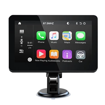 7 Colių Automobilių Radijas, Vaizdo Grotuvas Jutikliniu Ekranu, Bevielis Automobilinis MP5 Grotuvas IOS /Android Carplay Stebėti Tablet Plug And Play