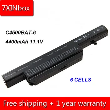 7XINbox 4400mAh 11.1 V C4500BAT-6 Nešiojamas Baterija Clevo C4100 C4500Q C4500 C5100Q C5105 C5505 B4105 B5100M W150 W150ER W240EU