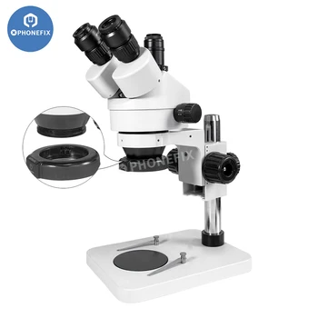 AIFEN D2LED Reguliuojamas Mikroskopas su LED Žiedo Šviesos Ratas LED Šviesos Šaltinis Mikroskopo Vaizdo Kamera Lab Pramonės Kontrolės