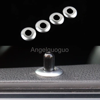 Angelguoguo 4 vnt Automobilių durų spyną lock pin durų jungiklio mygtuką lipdukas BMW 3 series F30 F35 2014-2017