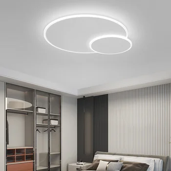 Apvalus LED Lubų šviestuvas-Ultra plonas Dvigubas apskritos Formos Lubų Šviesos, Miegamojo Kambarį Patalpų Apšvietimas Lubų Šviestuvas