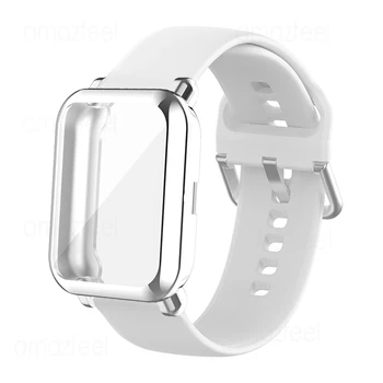 Apyrankė Amazfit Pvp U Pro S Lite Smart Watch Band Visiškai Padengti Minkštos Silikono Atveju Amazfit GTS 3 2 mini Dirželis, Reikmenys