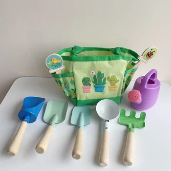 Augalų Sodinimo Priemonė Vaikams, Žaislai Montessori Medžiagų 9PCS Augalų Žiedų Švietimo Žaislai Vaikams Žaisti Paplūdimio Smėlio Žaislų Rinkinys