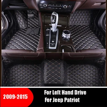 Automobilio Grindų Kilimėliai Jeep Patriot 2015 2014 2013 2012 2011 2010 2009 Laisvės Custom auto pėdų Pagalvėlės automobilių kilimų apima