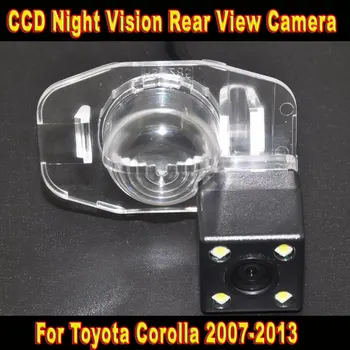 Automobilio galinio vaizdo kamera TOYOTA Corolla 2007 2008 2009 2010 2011 2012 2013 CCD Naktį Atsarginės Grįžtamieji Parkavimo Kamera