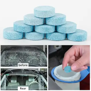 Automobilių Langų Valymo 5VNT Mėlyna Plauti Super Koncentruotos Valymo Tabletės, Putojančios Tabletės Dėmių Valiklis Automobilio Valymo Išsamiai Įrankis