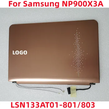 BA39-01015A 13.3 Samsung NP900X3A Nešiojamas LCD Ekranu Asamblėjos LSN133AT01-801 803 Išbandyti Viršutinėje Dalyje HD 1366X768