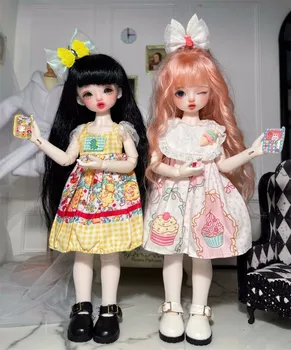 BJD doll drabužius 1/6 dydis mielas visas rungtynes, lėlė princesė dress Bjd Doll Drabužius 1/6 lėlės priedai