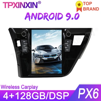 Belaidžio Carplay Toyota Corolla 2014-2016 M. Android 9.0 Automobilių GPS Navigacijos Stereo Headunit Multimedia Player Auto Radijas