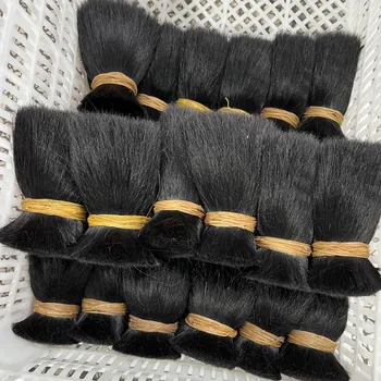 Brazilijos Raw mergelės remy human hair urmu nr. ataudų plaukų kasytės Tiesiai Žmogaus Plaukų be Ataudų, Dėl Nėrimo Nerijos pratęsimo