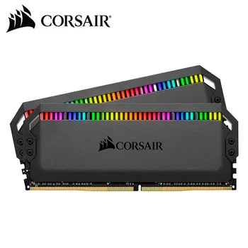 CORSAIR DDR4 Keršto Dominator Platinum RGB16G(8G*2) 32G(16G*2) 64G(32*2) 3200 3600 4000MHZ PC RAM Memoria De Escritorio
