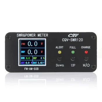 CQV-SWR120 120W SWR & Vairo Stovi Banga Metrų aukščio Stovi Banga Alarm Funkcija 240 * 240 Full HD Ekranas FM-AM-SSB
