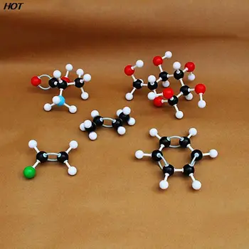 Cheminė Molekulinė Modelio Rinkinio Organinės, Neorganinės Chemijos Molekulių 50 Atomo Struktūrą, Nustatyti Gamtos Mokslų Mokymo Eksperimentas