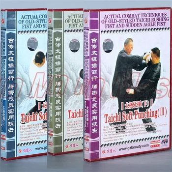 Chi, Minkštas Skylių Vieno, Dviejų Ir Trijų Faktinį Kovoti Būdai Senas Stiliaus Taichi Kung Fu Diską, Subtitrai anglų k 3 DVD