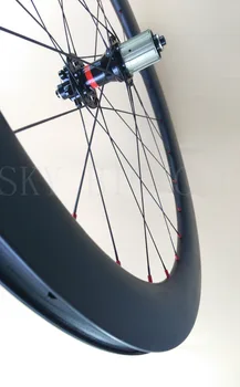 DANGUS 60mm kniedė, skirta kelių diskiniai Galiniai dviratį varantys 24 skyles 26mm pločio šviesos aero kalbėjo 6 varžtų stebulės CX CycloCross anglies varantys