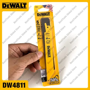 DEWALT DW4811 Stūmokliniai Pjūklų Bi-Metal 6-Colių 18 TPI Pjovimo Pjūklų 5-Pack