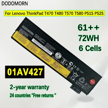 DODOMORN 01AV427 Nešiojamas Baterija Lenovo ThinkPad T470 T480 T570 T580 P51S P52S TP25 Serijos 01AV428 01AV452 01AV490 01AV492