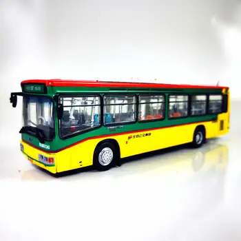 Diecast 1:64 Masto Pekino Viešojo Transporto Jinghua BK6111 Lydinio Autobusų Modelio Surinkimo Suvenyrų Ekranas Papuošalai