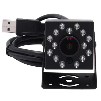 ELP NT99141 CMOS Jutiklis HD 720P nemokama vairuotojo IR infraraudonųjų spindulių USB naktinio matymo kamera