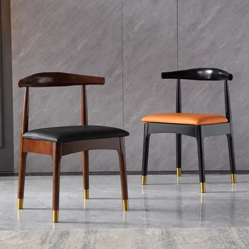 Erdvės Taupymo Valgomojo Kėdės Modernios Medžio masyvo Minimalistinio Unikalus Biuro, Virtuvės Kėdės Mobiliojo Cadeira italijos Baldų YYY30XP