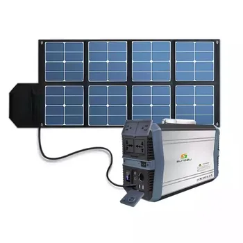 Europoje Saulės energijos Generatoriaus Sistema 145600mAh Saulės Nešiojamų elektrinės Galios Generatorius Galia Banko 500W Namų