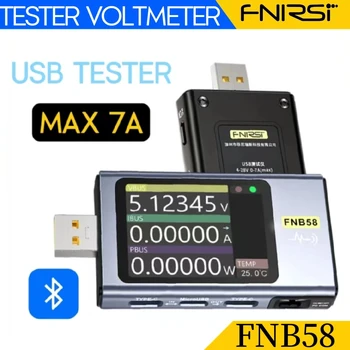 FNIRSI FNB58 Testeris Voltmeter Ammeter USB Bandymo Metrų elektros Energijos Tiekimo Praradimo Nustatymo Įranga, Maitinimo PD Sukelti Nustatymo