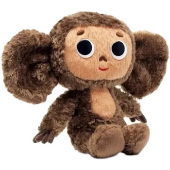 Gražus Didelis Ausų Beždžionė Ilgai Pliušiniai Žaislai Rusija Cheburashka Didelėmis Akimis, Beždžionė Iškamšos, Lėlės Mergaitėms Berniukai Gimtadienio Dovana