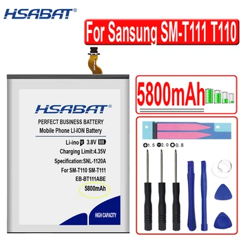 HSABAT 5800mAh EB-BT111ABE EB-BT115ABC Baterijos Samsung Galaxy Tab Tabletę 3 Lite 7.0 3G SM-T110 T116 T115 SM-T111