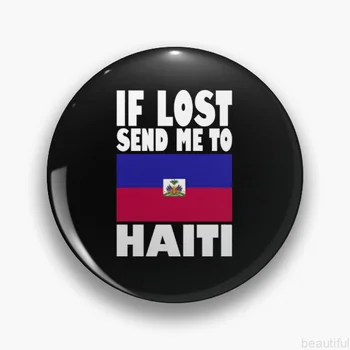 Haityje smeigtukai Ženklelis mielas marškinėliai Mados Atvartas Apykaklės mielas pin sagės mielas individualų kaiščiai kuprinės