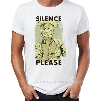 Hip-Hop Vyrų marškinėliai Silent Prašome Silent Hill Slaugytoja Nuostabus Kūrinys Išspausdintas Gatvės Vaikinai Viršūnes & Tees Grobis 100% Medvilnės Camiseta