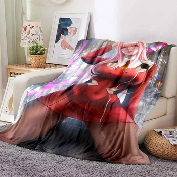 Hot Sexy Anime Merginos Antklodė-geriausia Dovana Visiems sezoną šviesos miegamasis šiltas Decke Minkštas Pliušinis Flanelė Metimų Antklodės Sofa-Lova Sofa