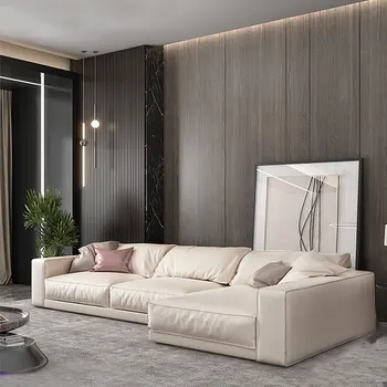 Importuotų vienkartiniai technologijos audinio sofos Šiaurės prabanga paprasta moderni sofa