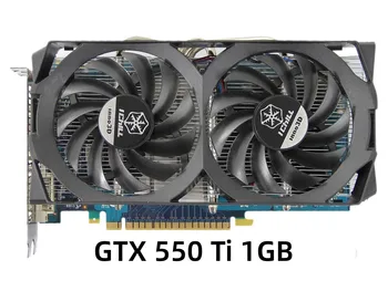Inno3D GTX 550 Ti 1GB Grafikos Plokštę, GPU GDDR5 Vaizdo plokštė NVIDIA Žemėlapis GeForce GTX550Ti 1GD5 Korteles Dvi VGA Vaizdo plokštė Naudojama