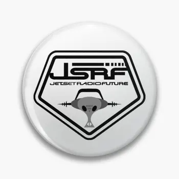 Jet Set Radio Ateityje Logotipą, Minkštas Mygtuką Pin Atlapas Pin Metalo Sagės Skrybėlę Moterų Mielas Juokinga Dovana Ženklelis Drabužių Apykaklės Kūrybos Mėgėjas
