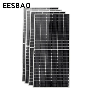 Karšto pardavimo saulės skydelis, 330 w polikristaliniai sistema 5BB pramoninės baterijos aukšto efektyvumo fotoelektros modulis