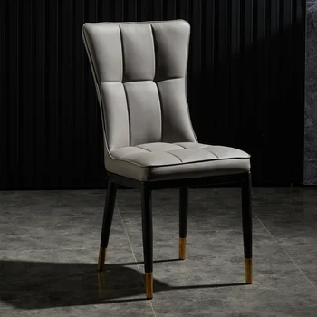 Lauko Gražus Valgomojo Kėdės Europos Wipeable Dizaino Metalinės Kėdės Mobiliojo Tuštybės Šezlongas Lounge Sillas Comedor Šiaurės Baldai