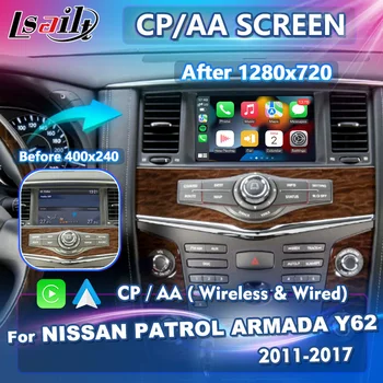 Lsailt 8 Colių Belaidžio CP / AA Pakeitimo HD Ekranas 2011-2017 Nissan Patrol Armada Y62